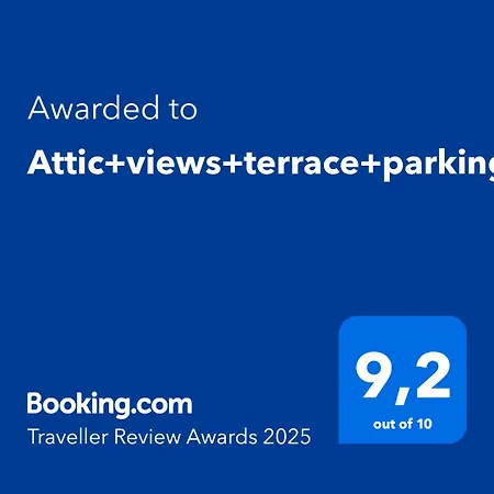 Attic+views+terrace+parking Lejlighed *